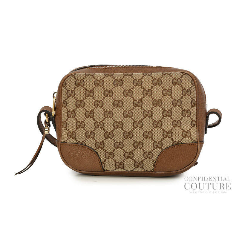 Brown Bree Original GG Canvas Small Disco Bag