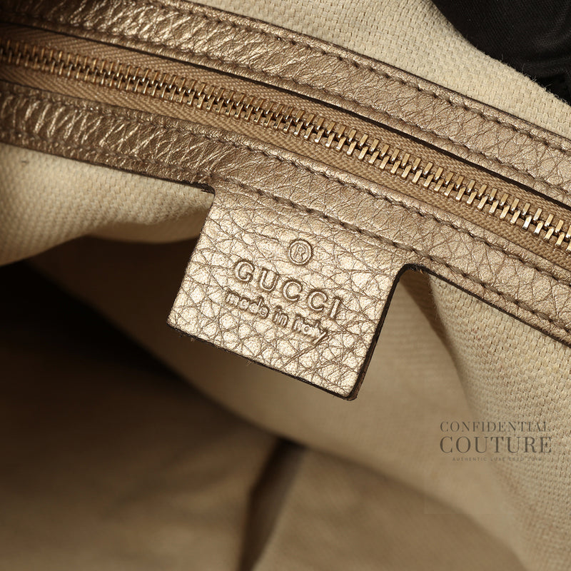 Champagne Medium Soho Chain Tote
