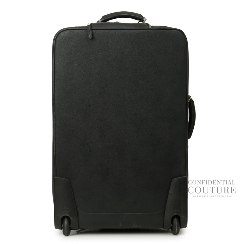 Women Tumi Alpha Black Saffiano Lux Carry-On Luggage