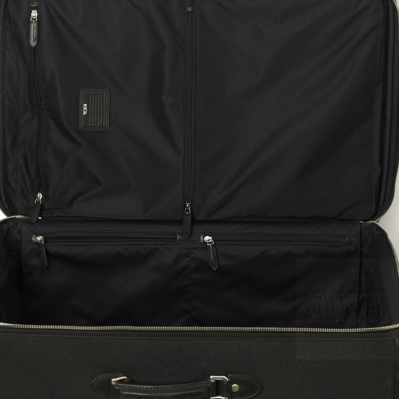 Secondhand Tumi Alpha Black Saffiano Lux Carry-On Luggage