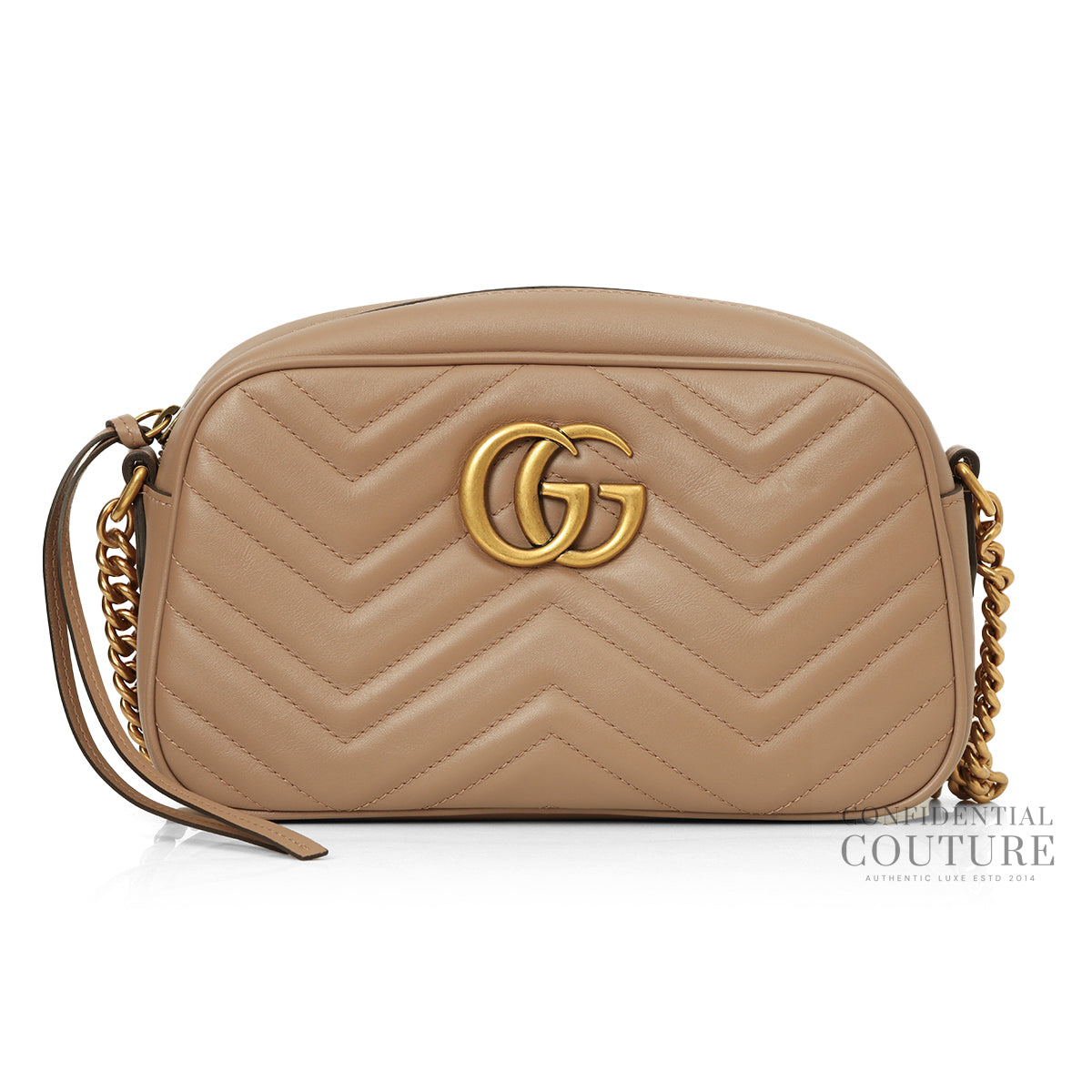 GG Marmont Pink/Beige Small Camera Bag