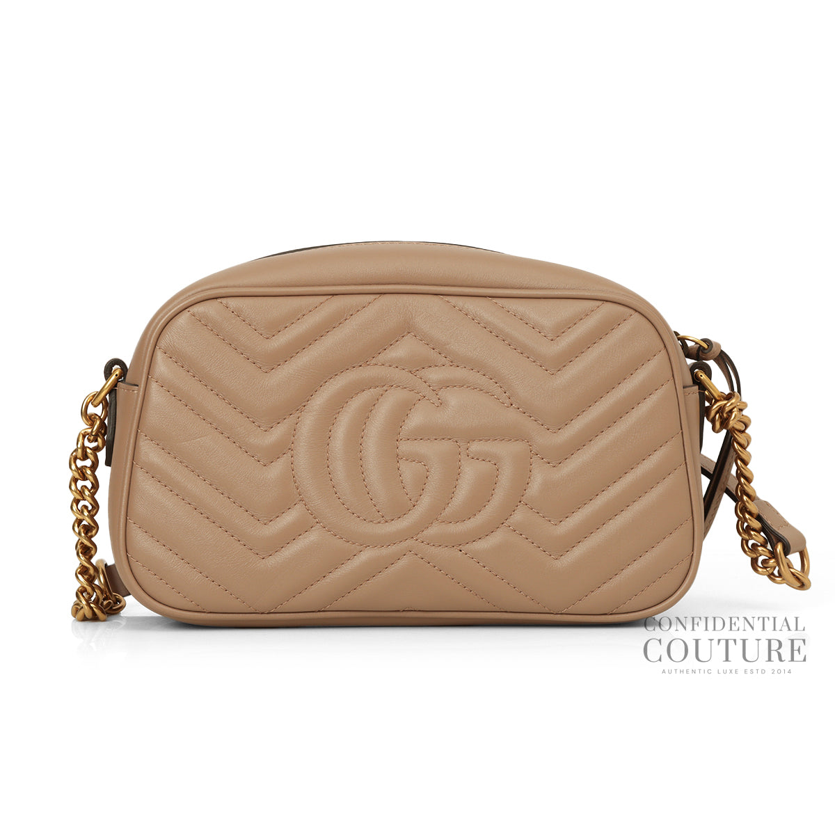 GG Marmont Pink/Beige Small Camera Bag