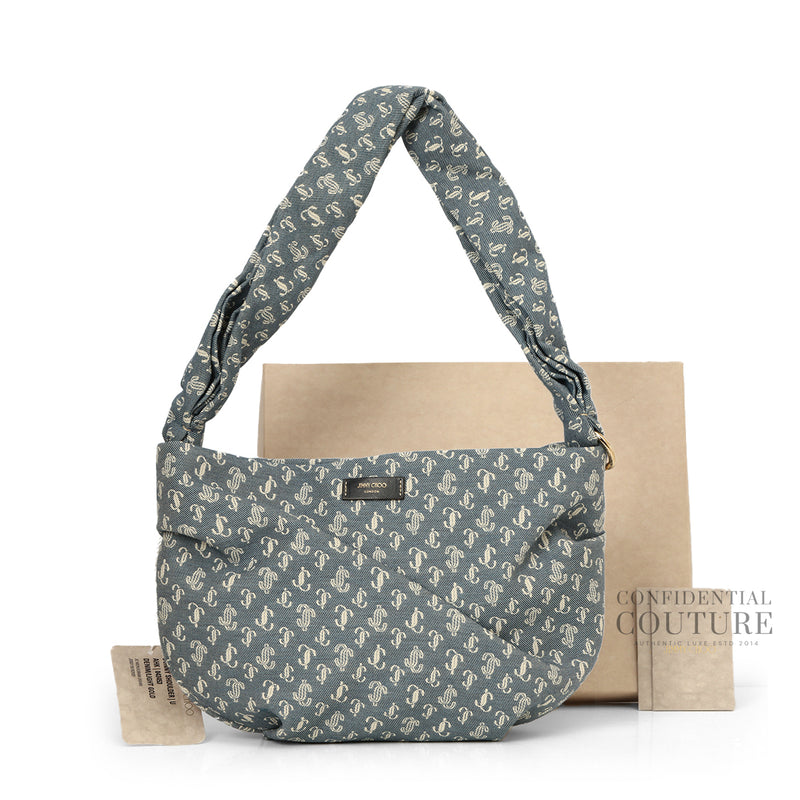 Pre loved jimmy choo bonny denim shoulder bag sale