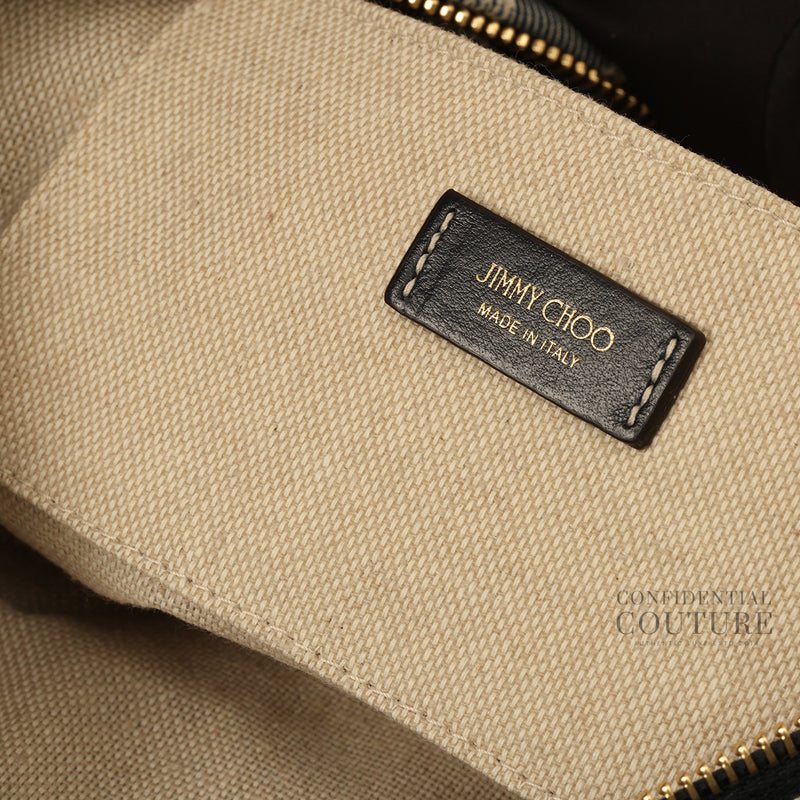pre-loved Jimmy Choo Bonny Denim Shoulder Bag