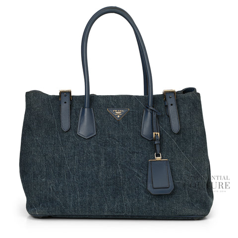Blue Denim Tote Bag