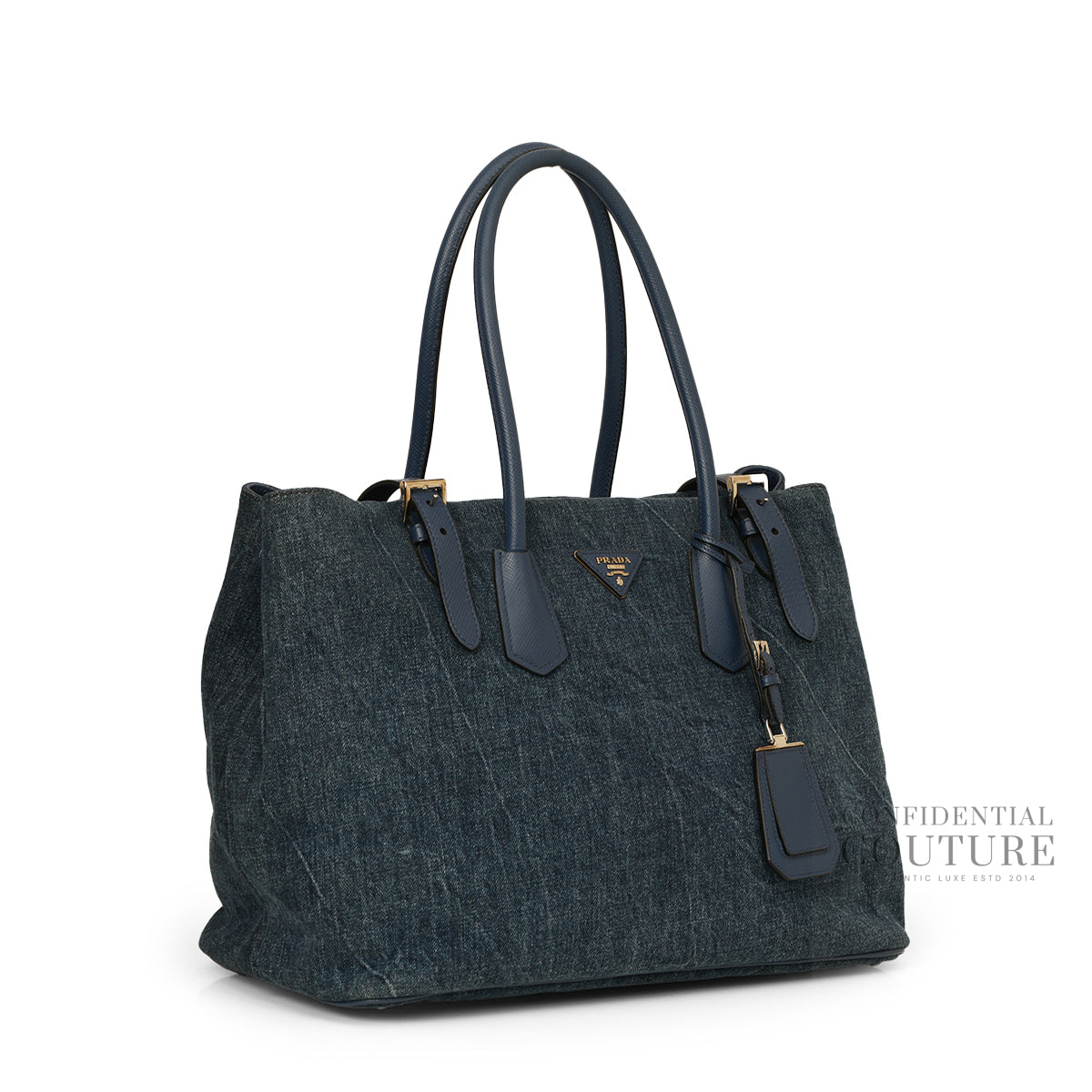 Blue Denim Tote Bag