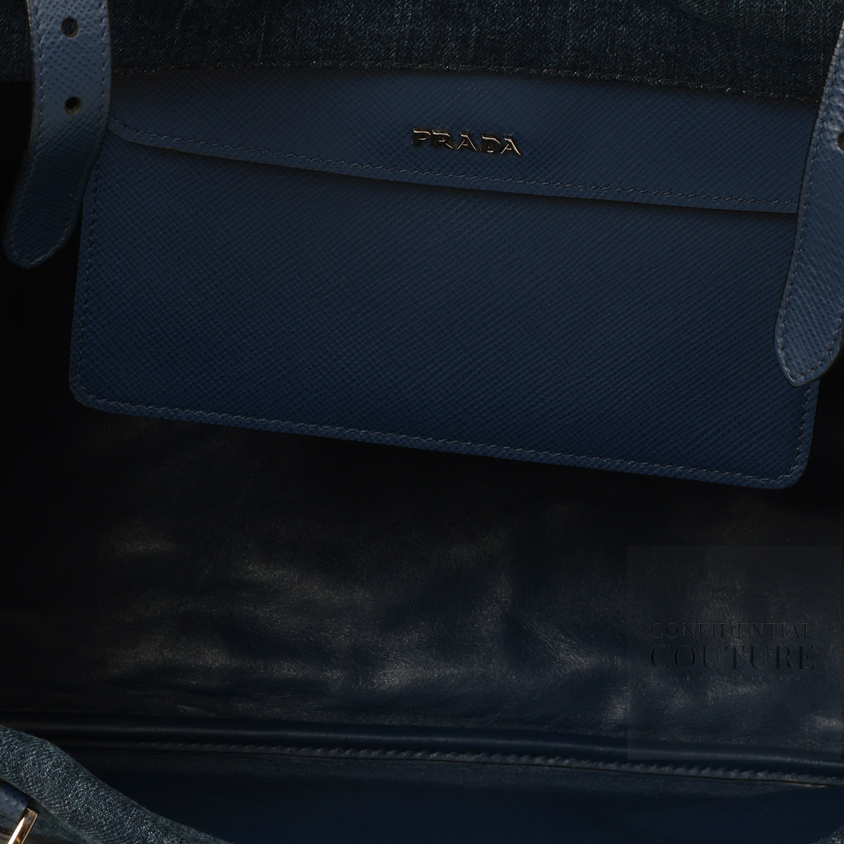 Blue Denim Tote Bag