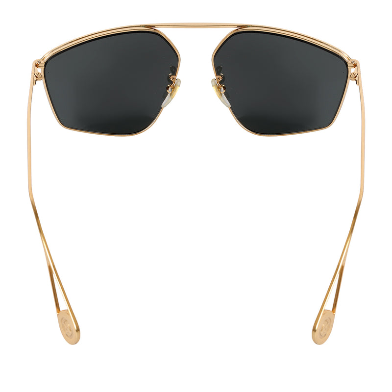 GG 0437A 002 Gold Metal Frame Sunglasses