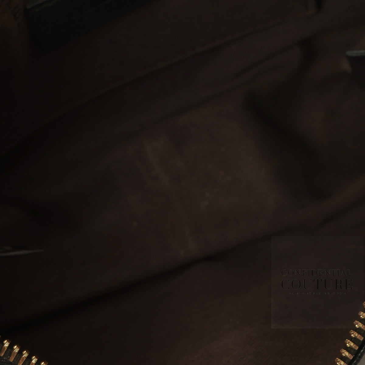 FF Baguette canvas Pouch Black