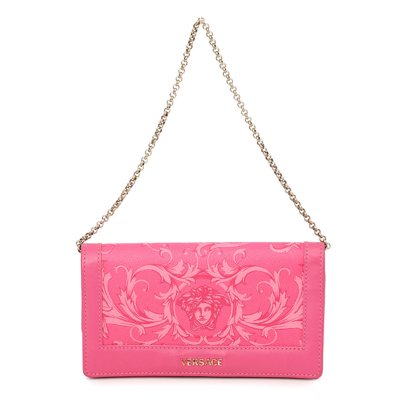 Pink Printed Meudsa Wallet On Chain