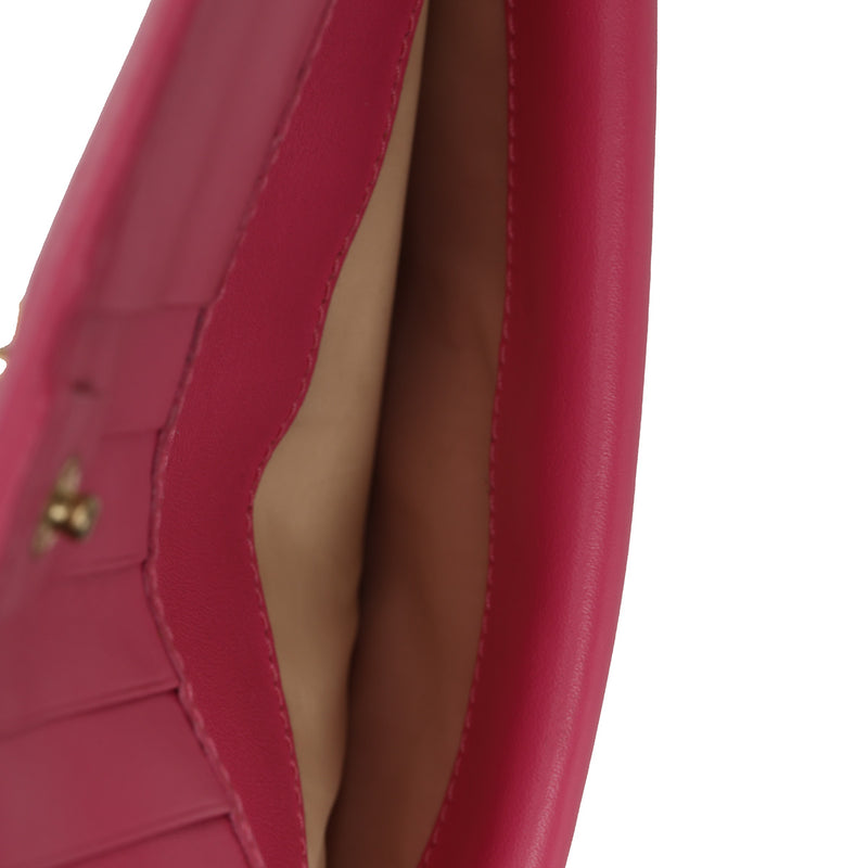 Pink Printed Meudsa Wallet On Chain