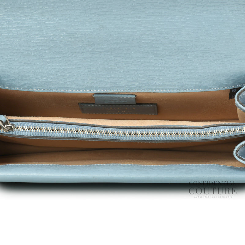 Limited Edition Blue Textured Leather Valentines Day Dionysus Small Shoulder Bag