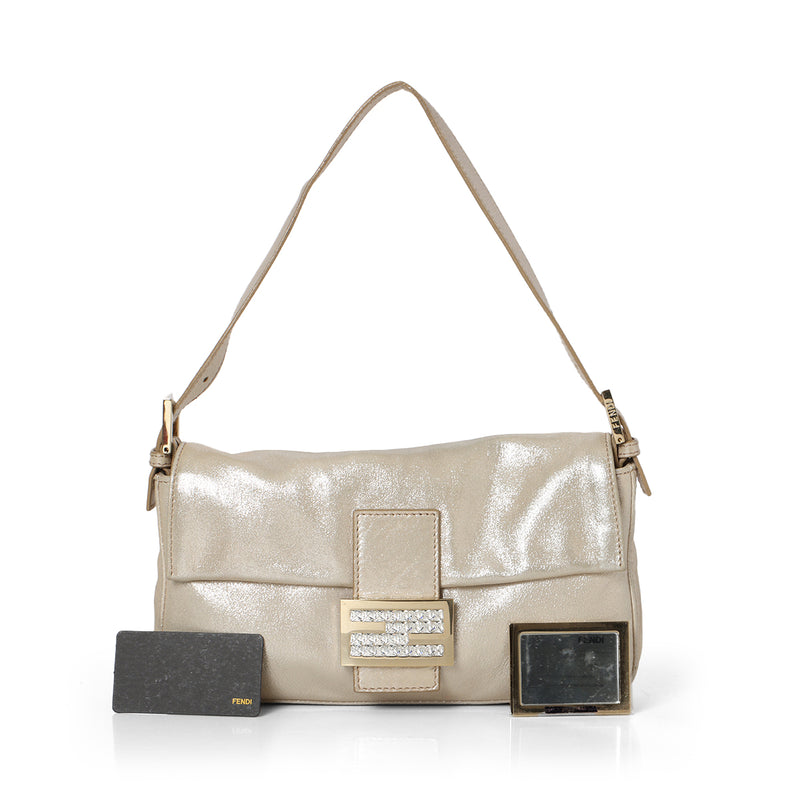 Gold Shimmer Fabric Mama Baguette