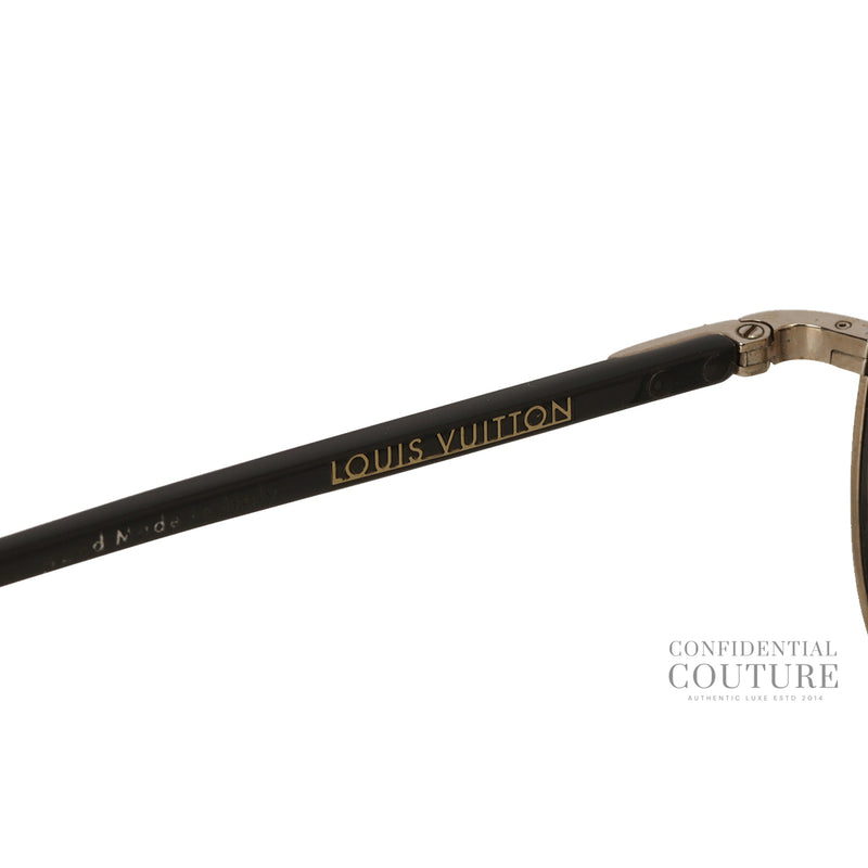 Dark Gun Monogram Pilot Light Sunglasses