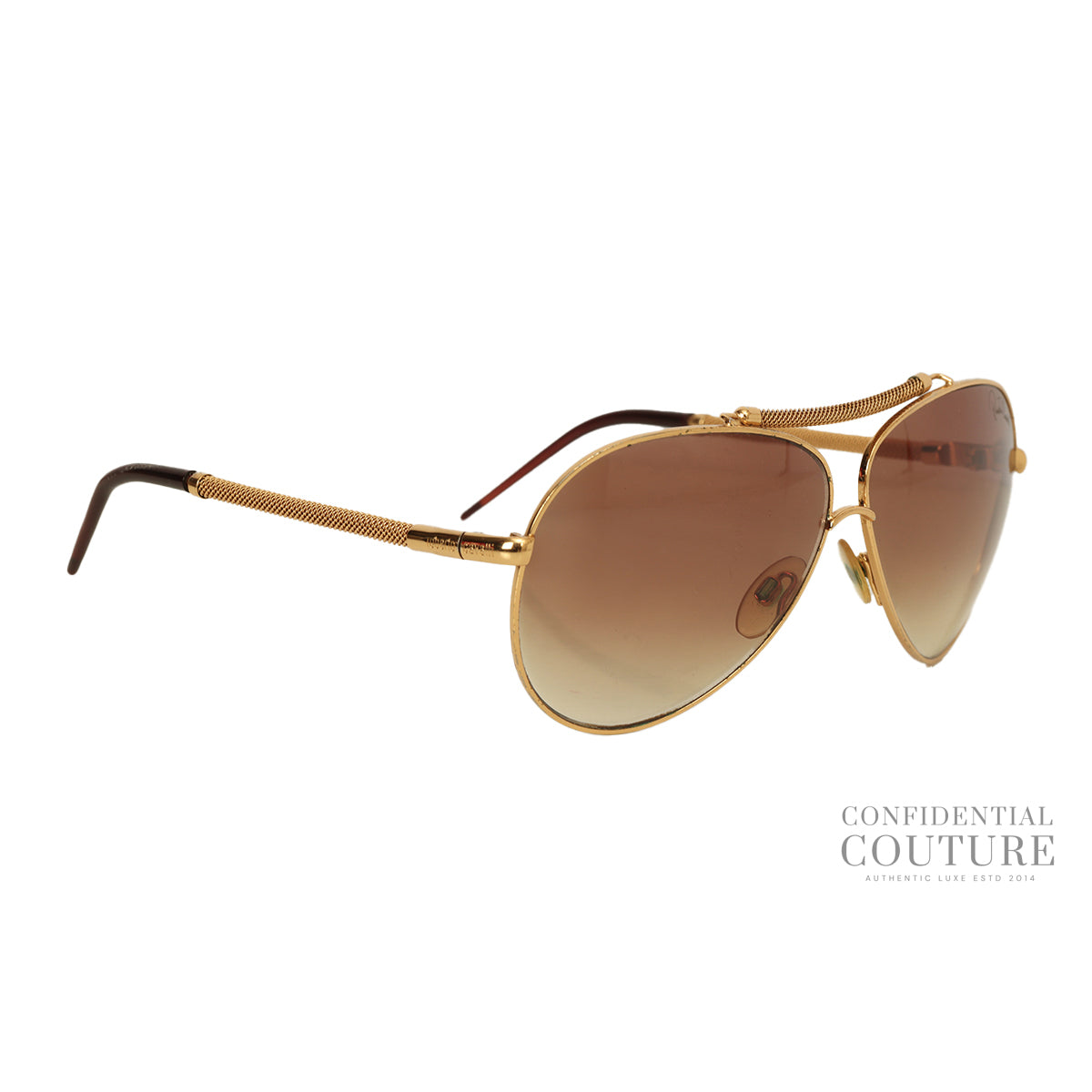 Aviator Full-Rim Sunglasses