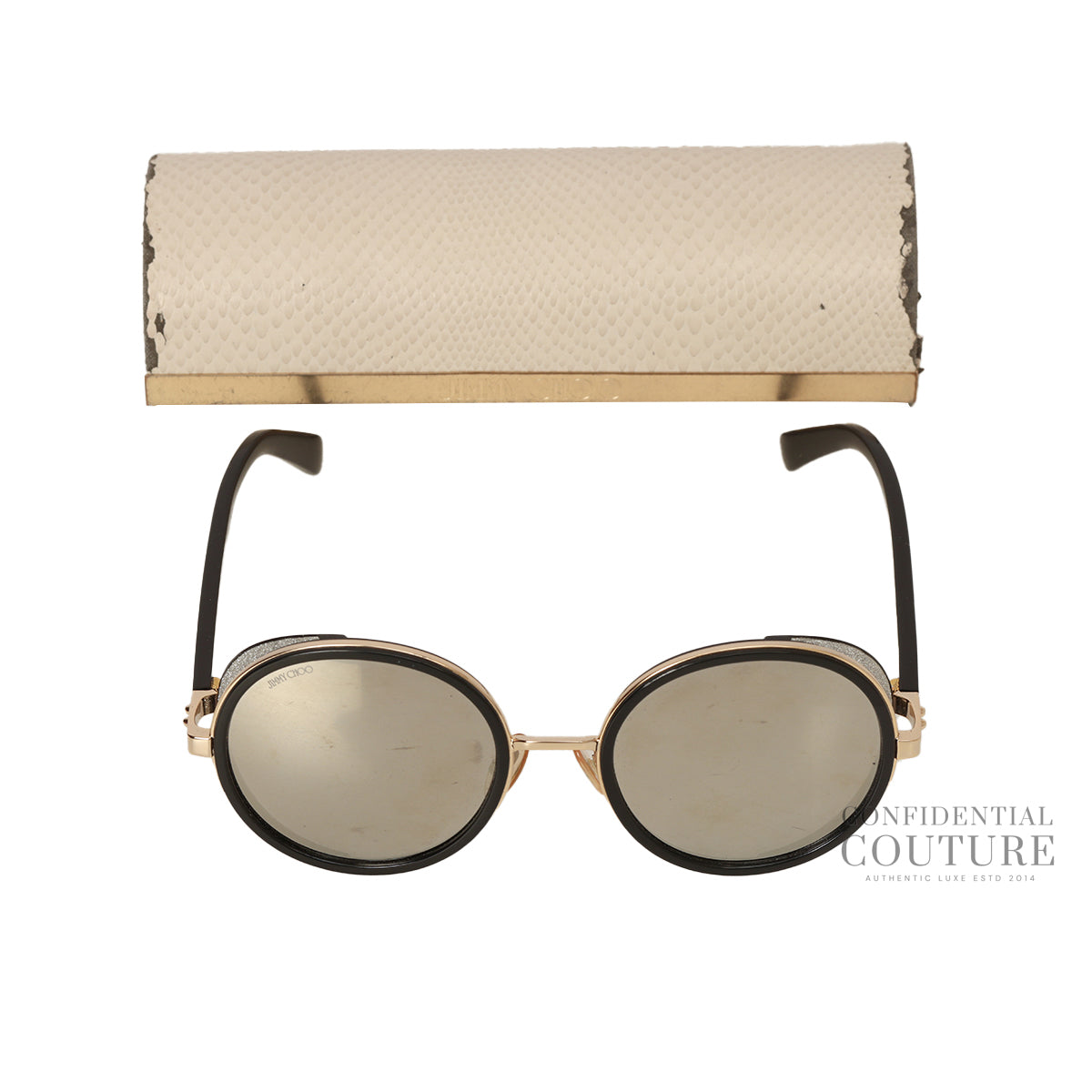 Gold Tone Black Andie Sunglasses