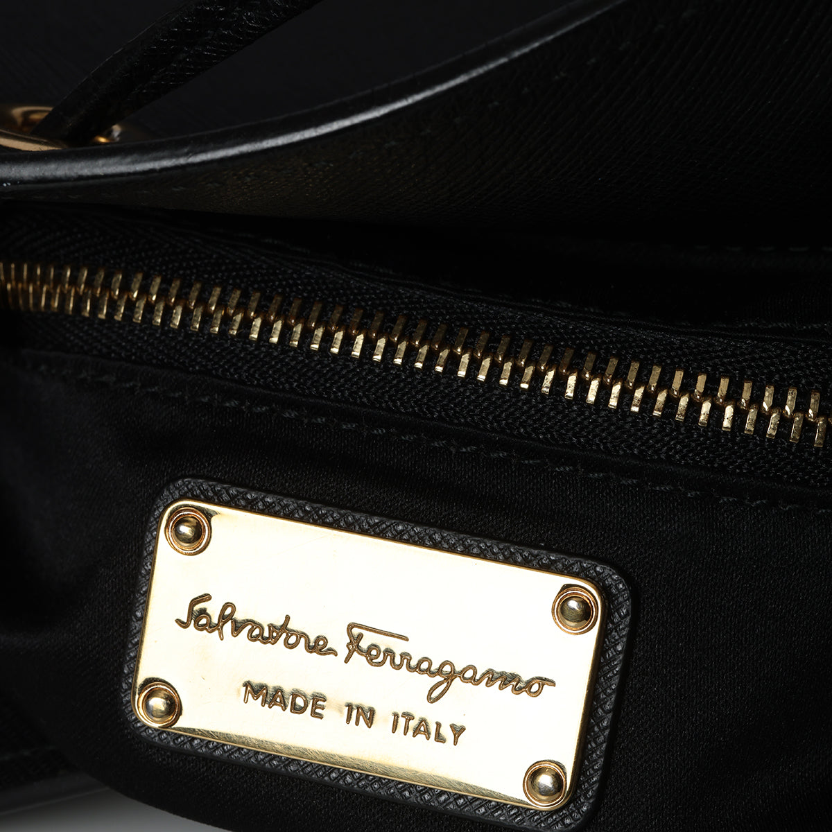 Black Braided Bucket Top Handle Bag- Strap Restored