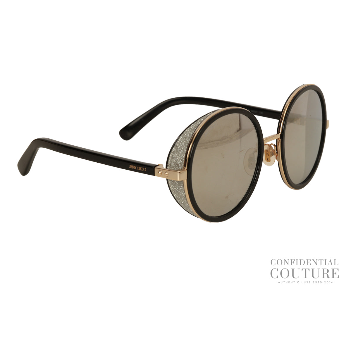 Gold Tone Black Andie Sunglasses
