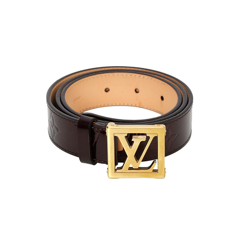 Amarante Monogram Patent Leather Belt
