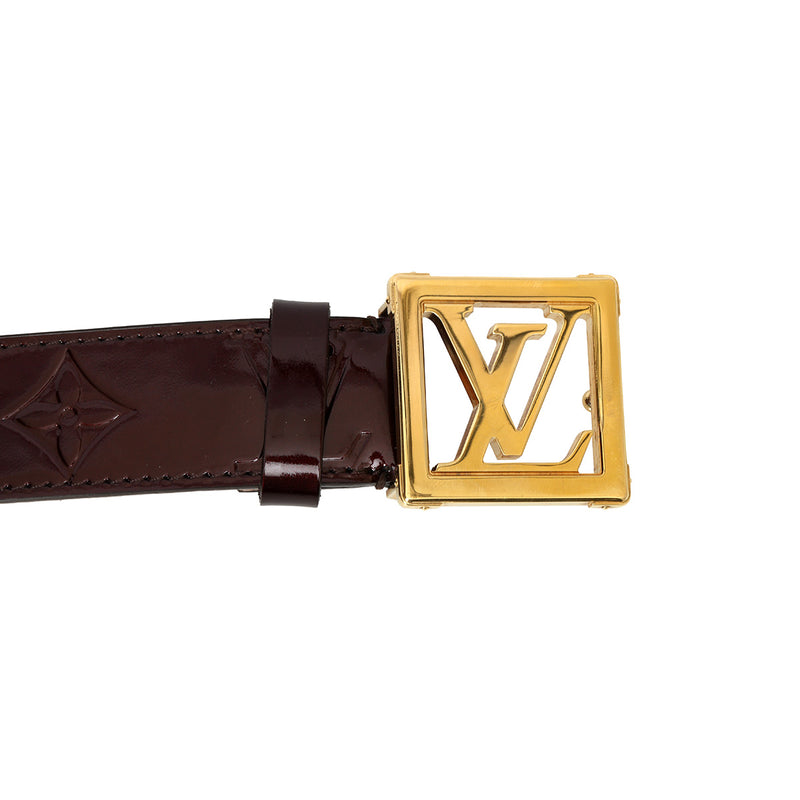 Amarante Monogram Patent Leather Belt