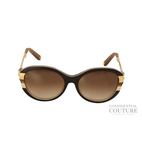Brown Tone LV Petit Soupçon Sunglasses