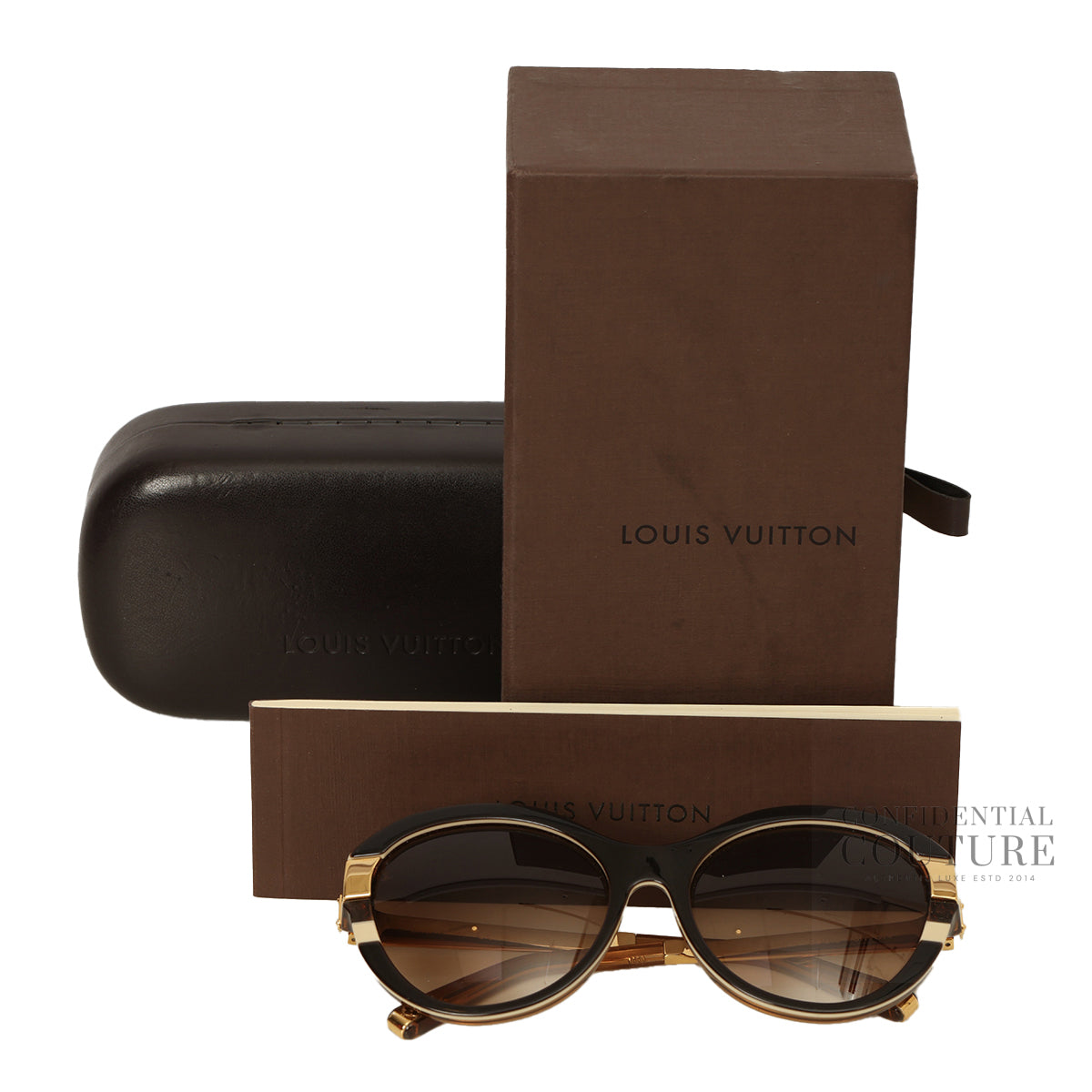 Brown Tone LV Petit Soupçon Sunglasses