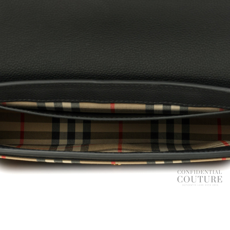 Black Vintage Check Note Bag