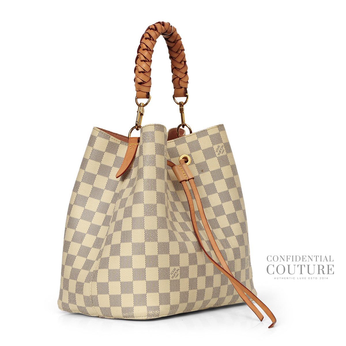 Damier Azure Braided MM Neonoe Bag