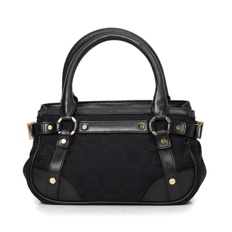 Black Nylon La Medusa Hand Bag