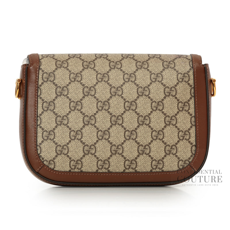 Horsebit 1955 Variation GG Supreme Canvas Small Shoulder Bag