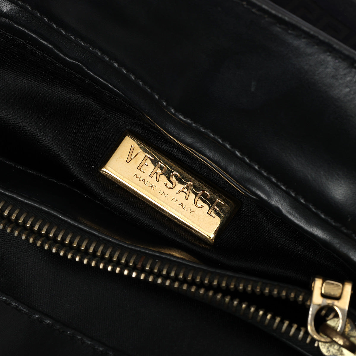 Black Nylon La Medusa Hand Bag