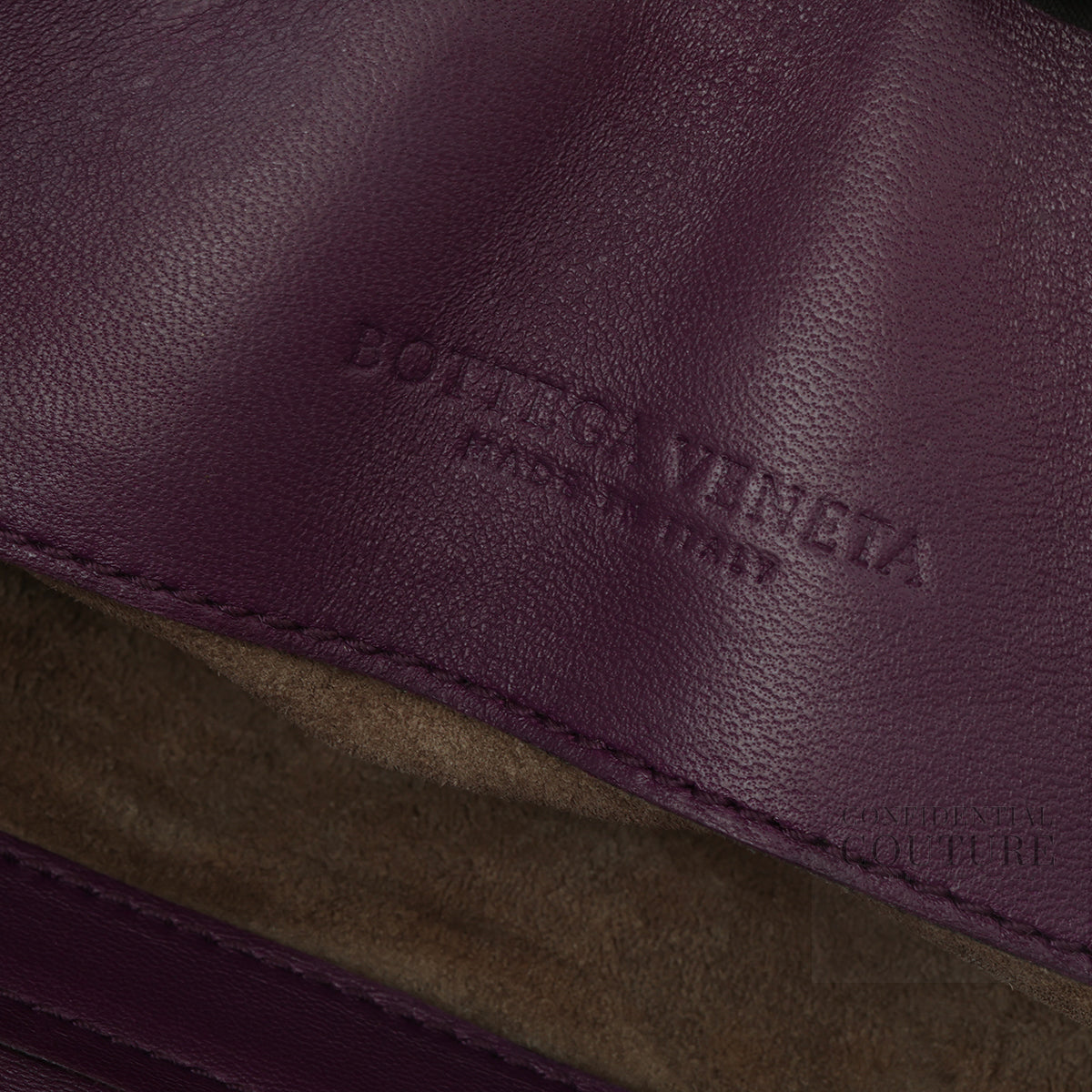 Intrecciato Rialto Purple Shoulder Bag