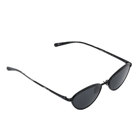 Black Cat Eye Metal Sunglasses Medium