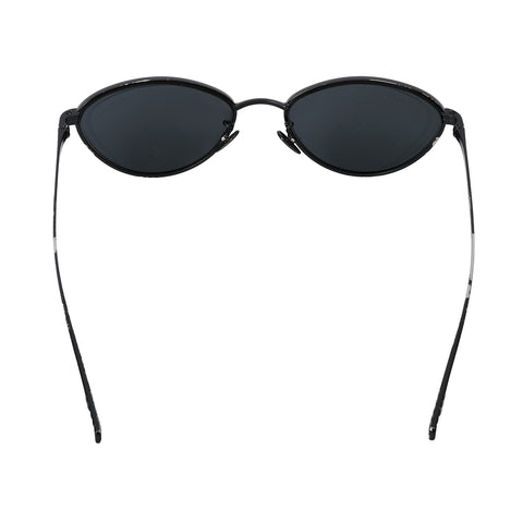 Black Cat Eye Metal Sunglasses Medium