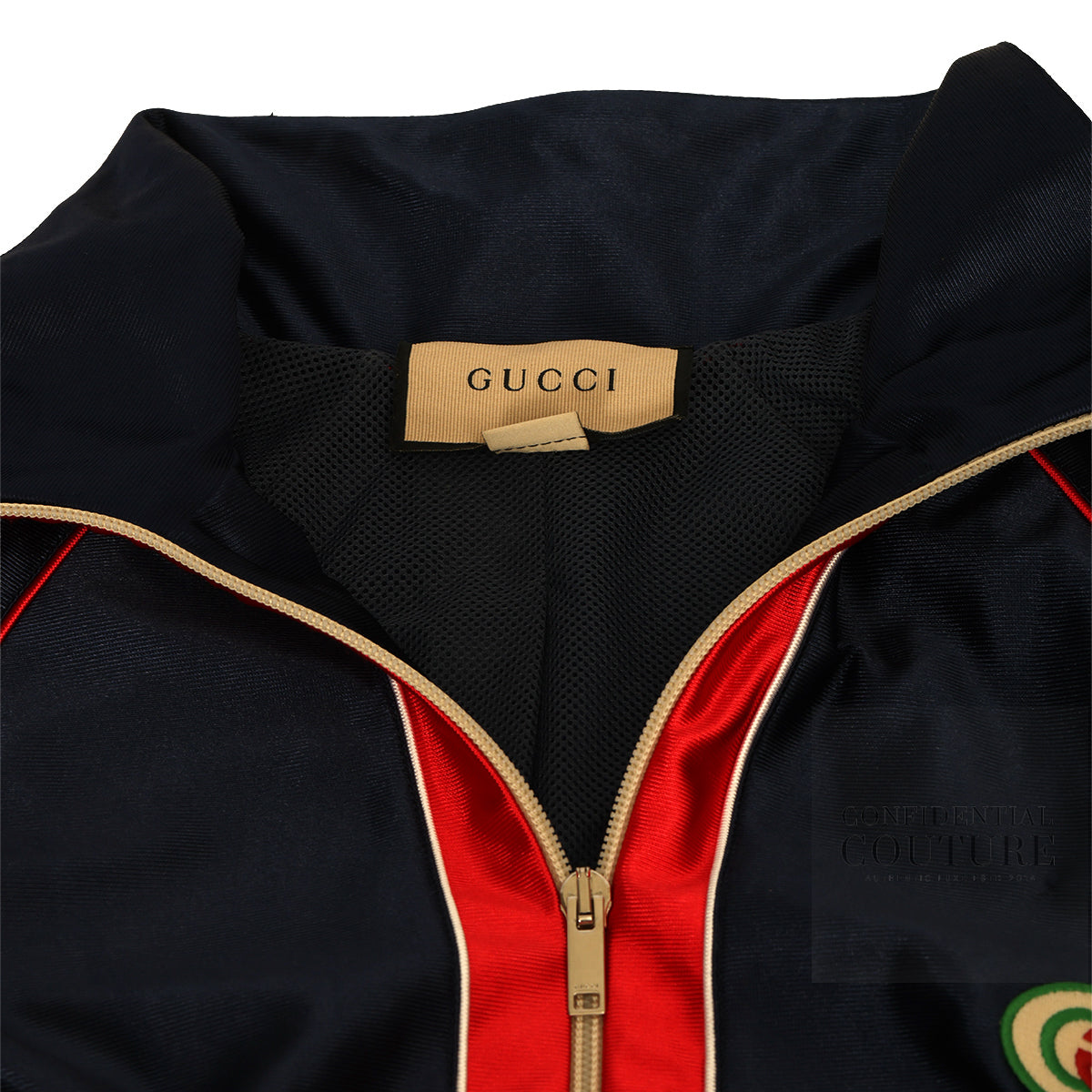 Blue Polyester Jersey Zipper For Men Jacket L