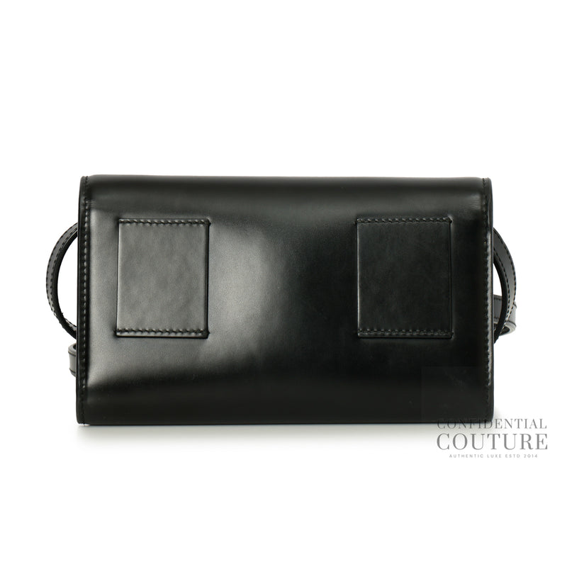 Women Salvatore Ferragamo Black Crossbody Trifold Flat Pouch