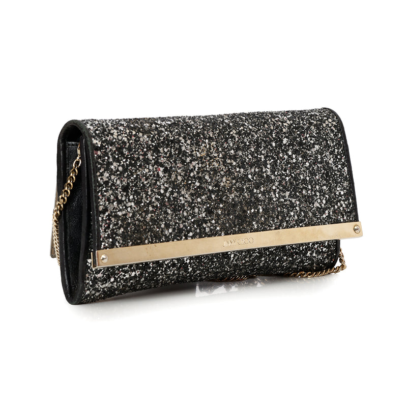 Pre-loved Jimmy Choo Glitter Bag One Size