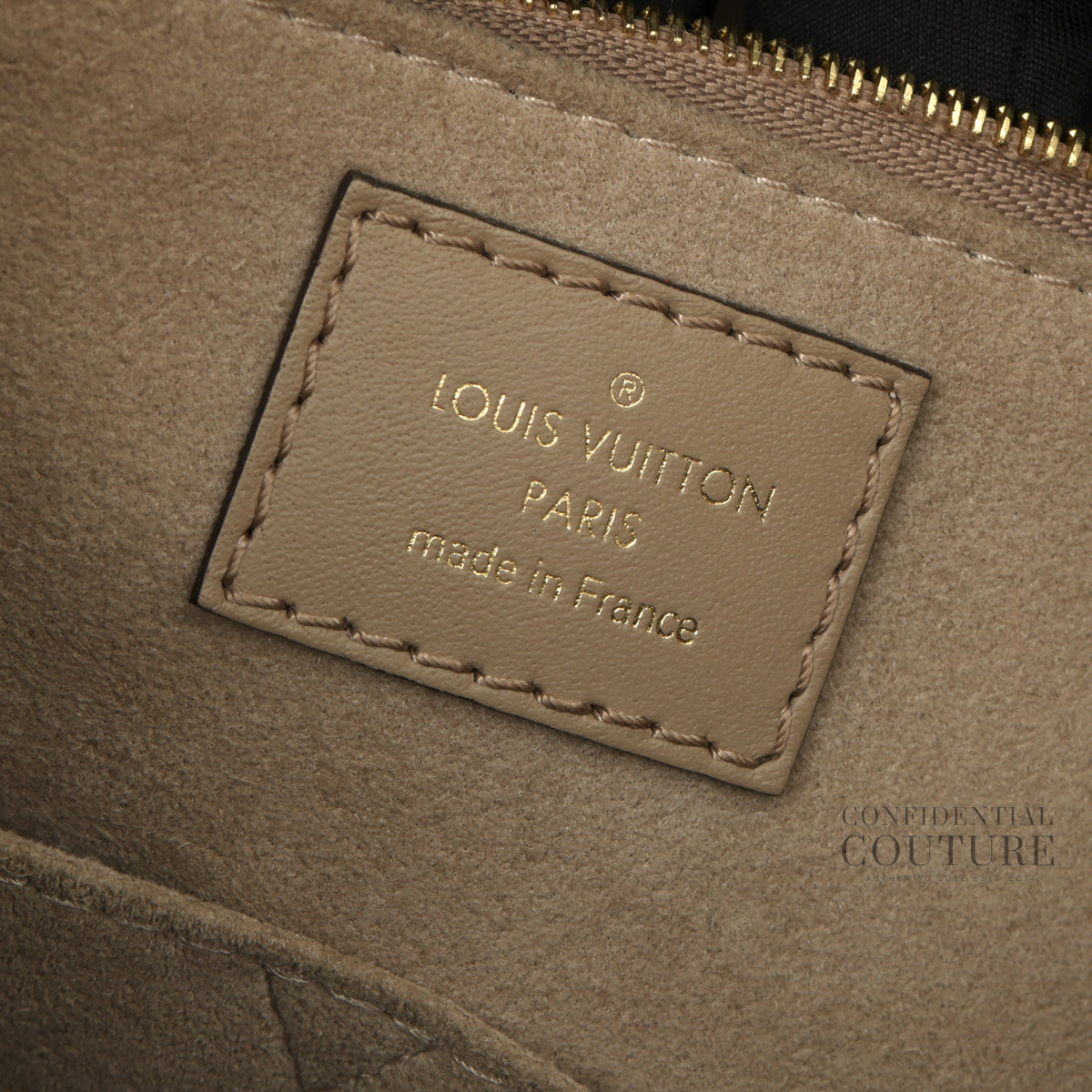 Tourterelle Monogram Empreinte OnTheGo MM Bag