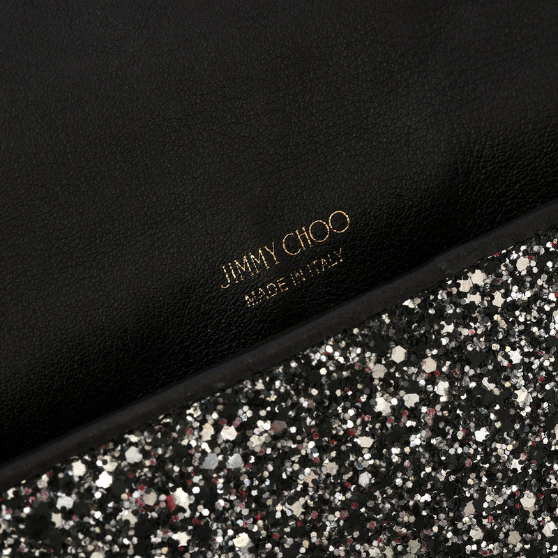 Pre loved jimmy choo glitter bag sale