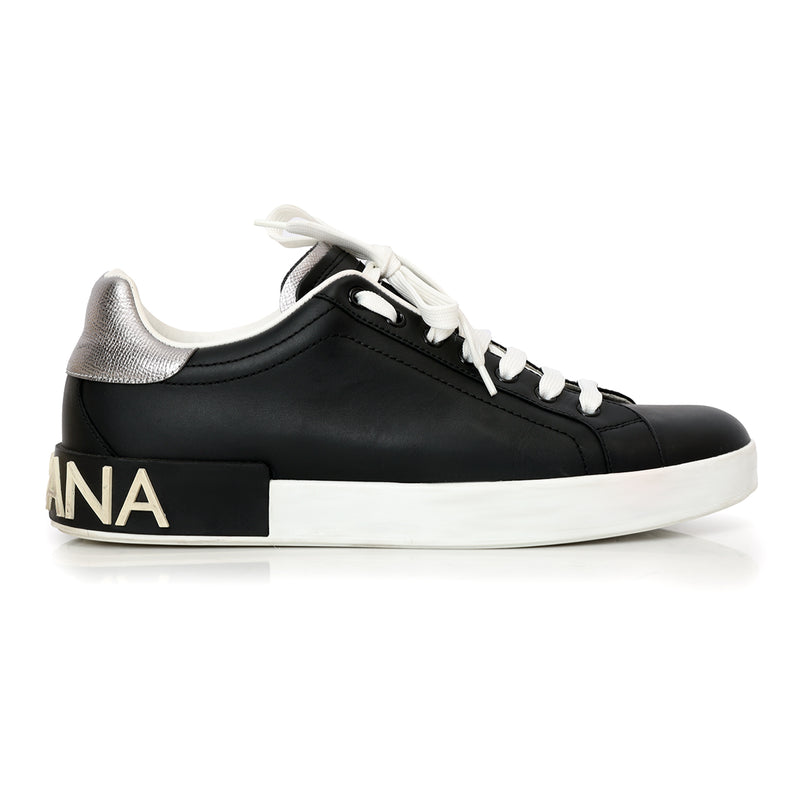 Dolce & Gabbana Calfskin Nappa Portofino Sneakers UK8
