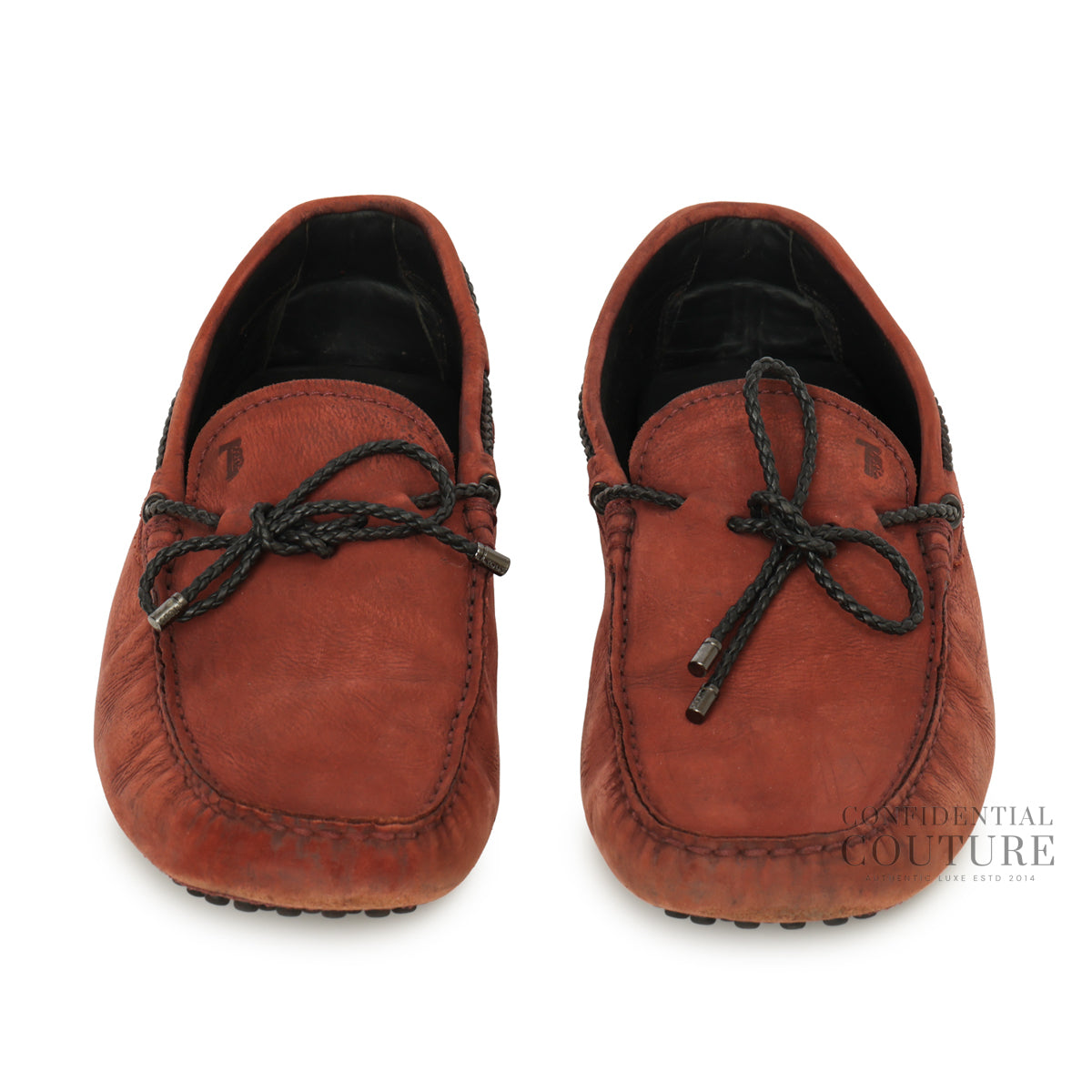 Gimmino Rust Suede Loafers Size: UK 9