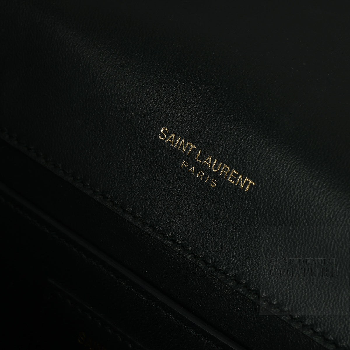 Saint Laurent Kate Black Alligator Mississippiensis Bag