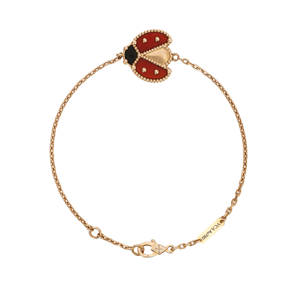 Shop Pre-Owned Van Cleef & Arpels Lucky Spring Bracelet Open
