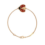 Lucky Spring Bracelet, Open Wings Ladybug