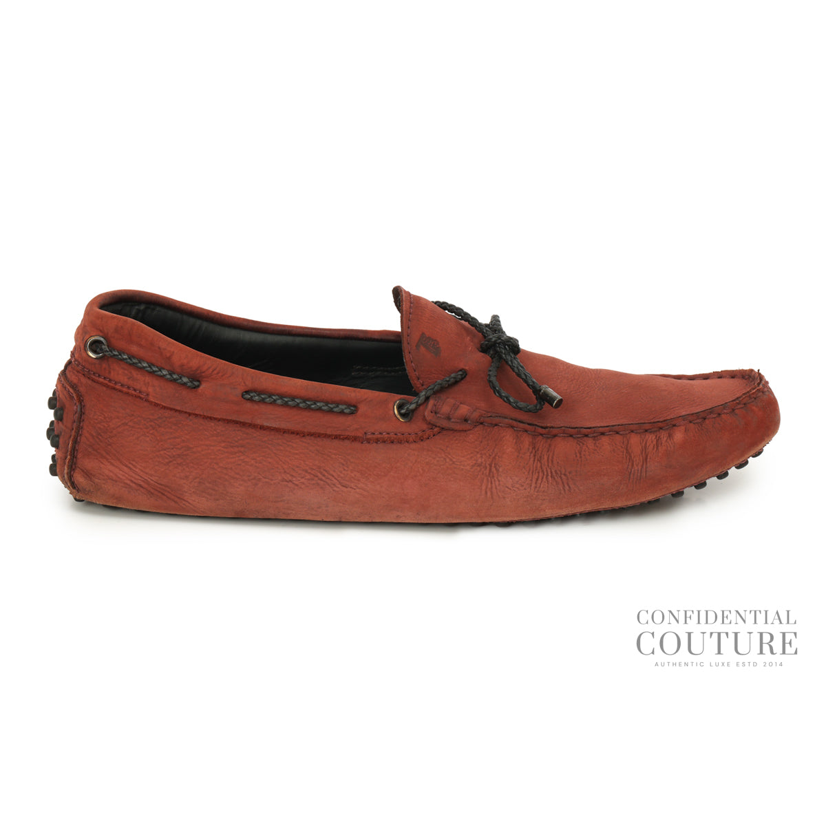 Gimmino Rust Suede Loafers Size: UK 9
