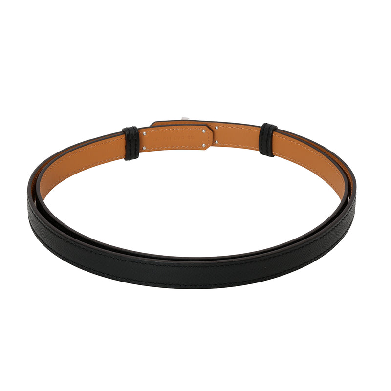 Pre-loved Hermes Black Kelly 18 Belt