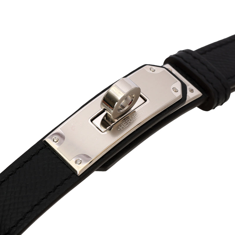 Pre loved hermes black kelly 18 belt price