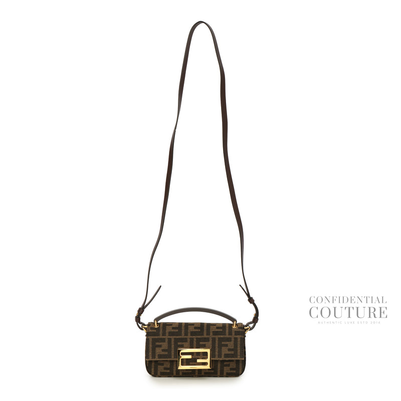 Brown FF Logo Phone Pouch