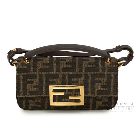 Brown FF Logo Phone Pouch