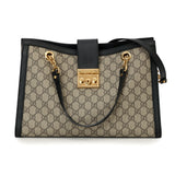 GG Canvas Large Padlock Tote Bag